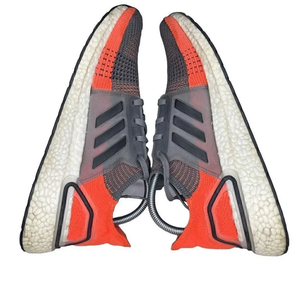 adidas Ultra Boost 19 Hi Res Orange/Gray 2019 Sneaker Shoes Men Size 9.5 G27517